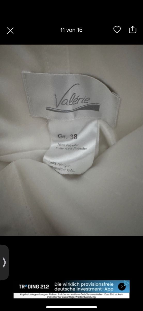 Vestiti: Hochzeits(umstands)kleid – Nuovo (secondo la descrizione) da Muttenz venduto da Carla.Ka 2