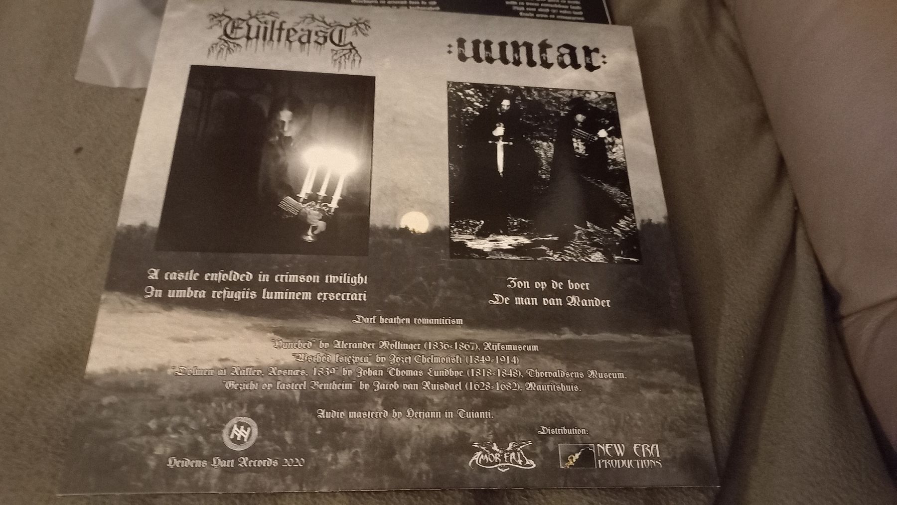 Dischi in vinile: Evilfeast/Uuntar-Split Vinyl LP BLACK METAL – Usato da Olten venduto da Donatello1984 1