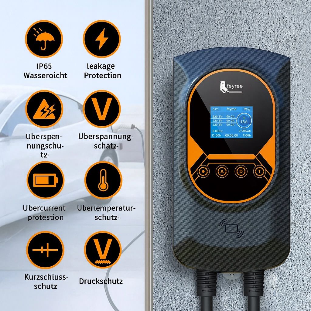 Caricabatterie: Feyree EV Charger Typ 2, 16 A, 11kW – Nuovo e nell'imballaggio originale da Aathal-Seegräben venduto da ECOPLUG.CH 5