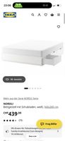 IKEA NORDLI Bett 160x200 cm mit Kopfteil & Schubladen