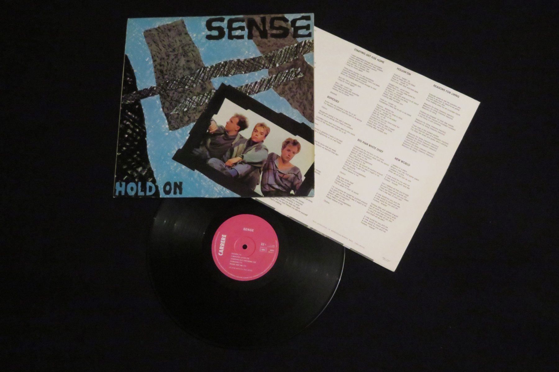Vinyles: SENSE Hold on / New Wave LP – D'occasion à Rüti ZH par cryptie66