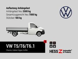 Erhöhung Anhängelast 3500kg für VW T5/T6/T6.1 Chassis-Kabine
