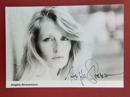 Angela Stresemann Autogramm signiert Fotopostkarte 10x15cm