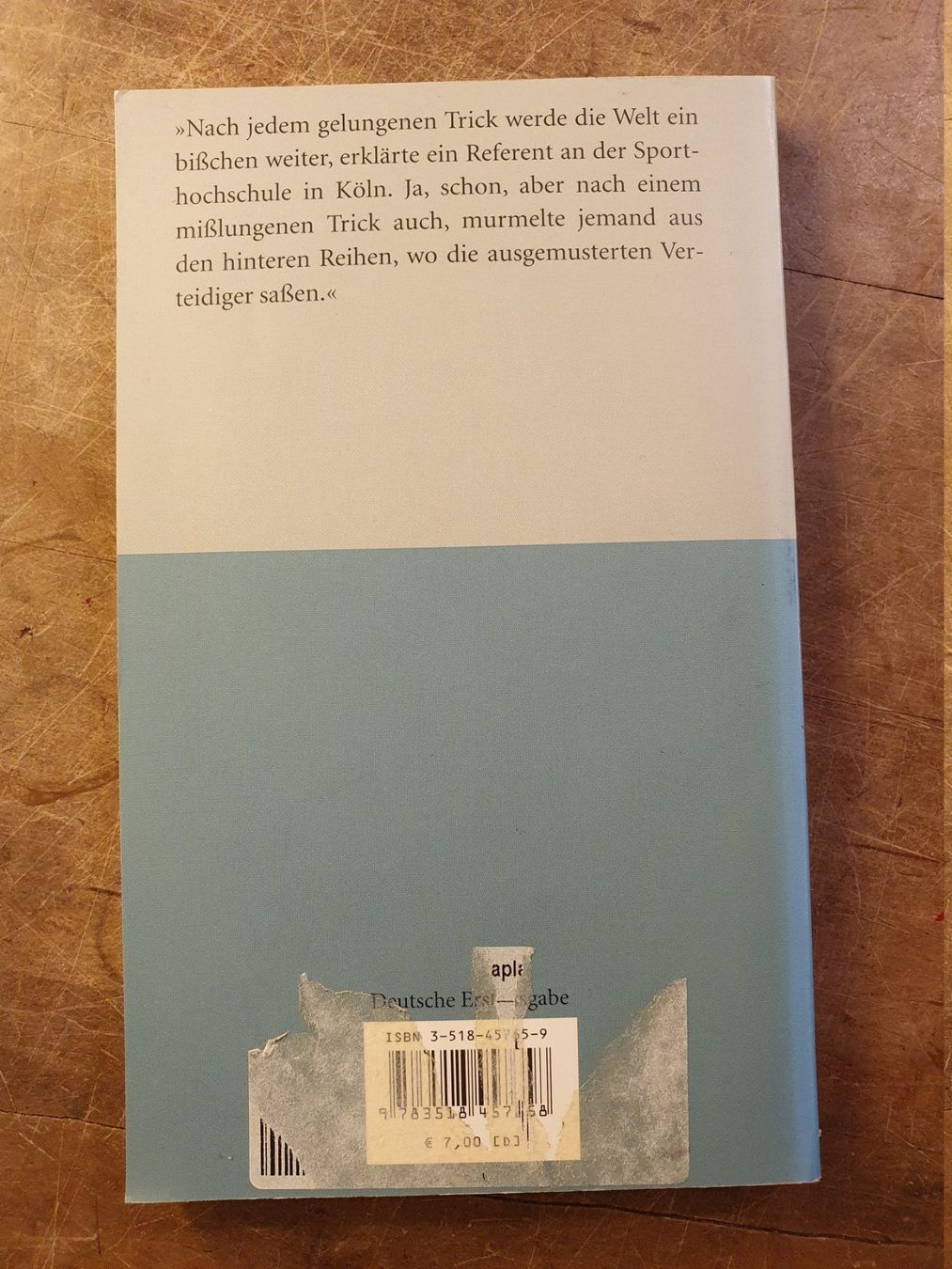 Libri: Wenn ein Mittelstürmer träumt - Laszlo Darvasi – Usato da Zürich venduto da loosebone 6