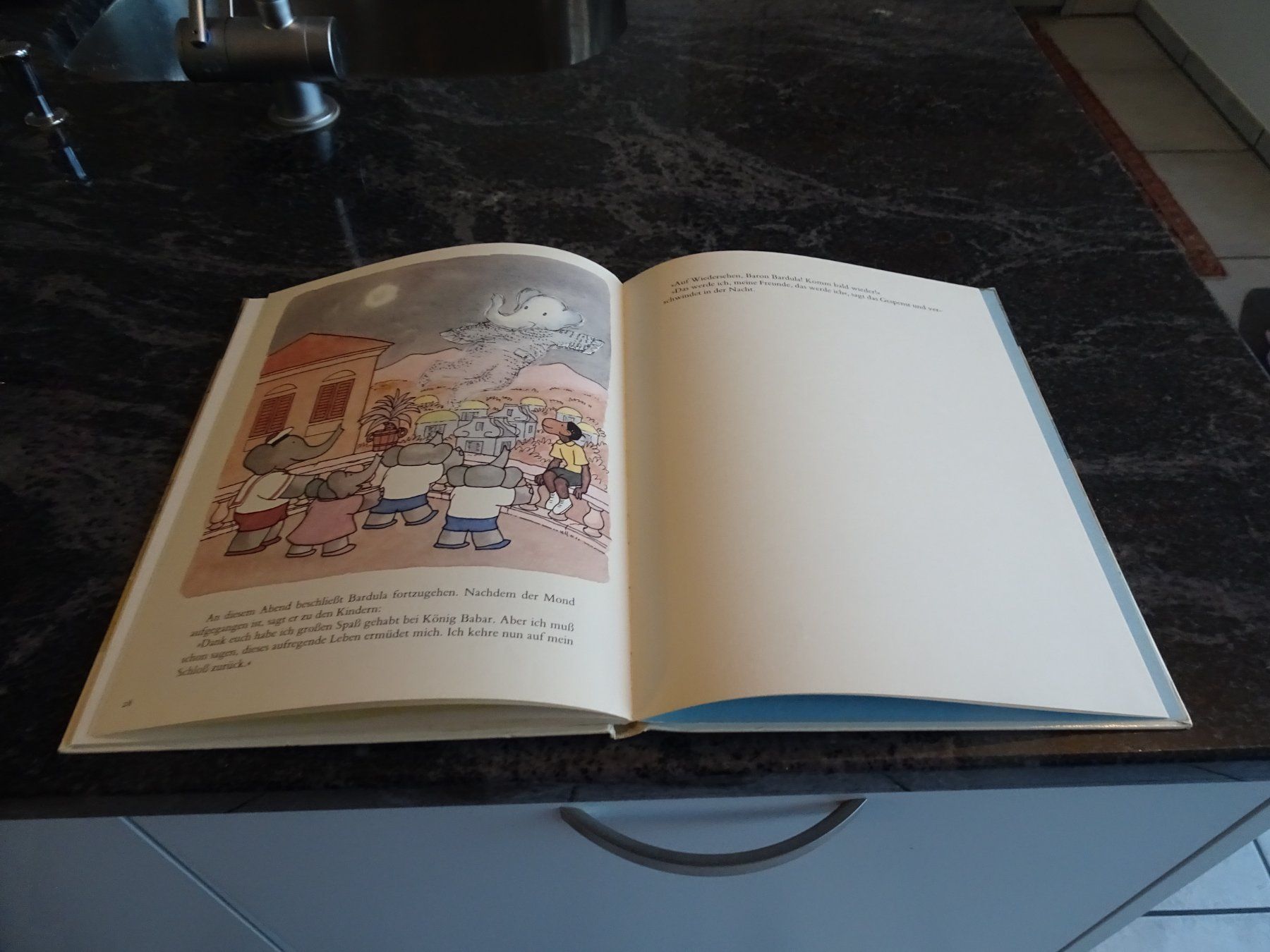 Libri: Babar und das Gespenst, Kinderbuch  Laurent de Brunhoff 1983 – Usato da Zürich venduto da Roulet 9