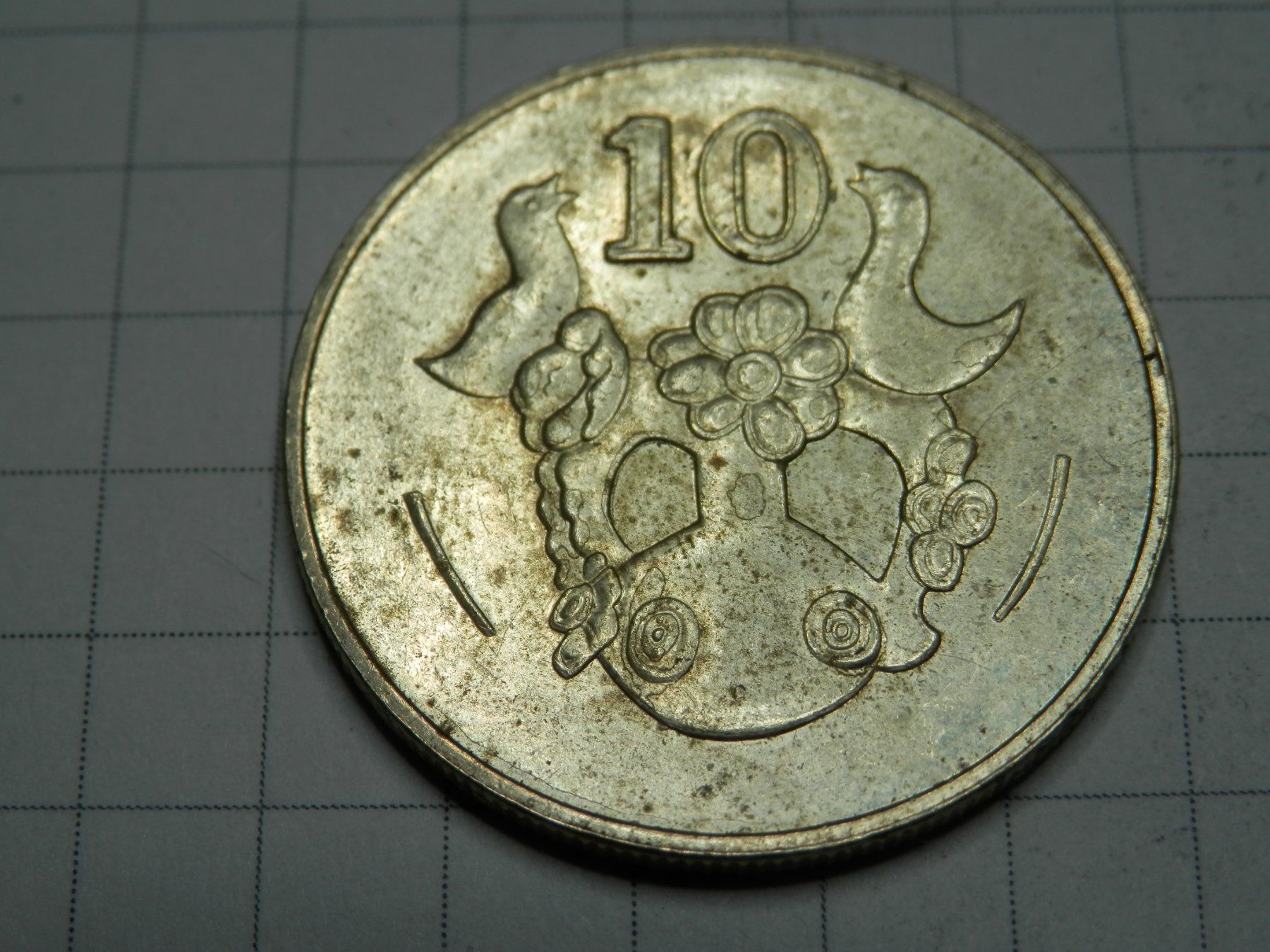 Alle Münzen: Zypern 10 Cent, 2004 – Gebraucht aus Weiach von weiach81 1