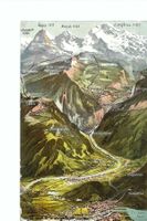 interlaken und die Berner Alpen Eiger Mönch Jungfrau 1917