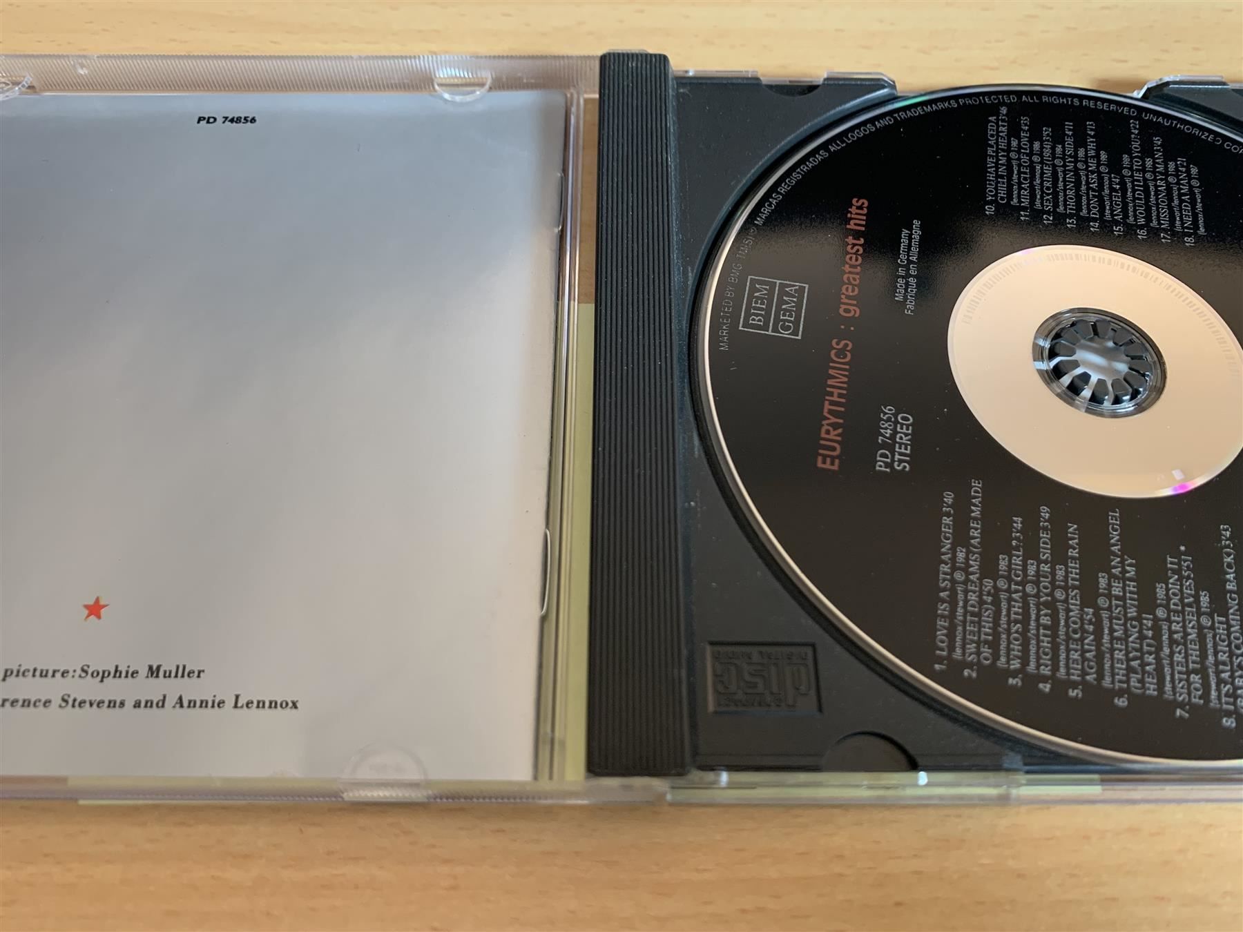CDs: Eurythmics – Greatest Hits – Gebraucht aus Rikon im Tösstal von Alpenmutz 2