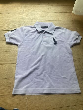 Ralph Lauren Kinder Polohemd  lila