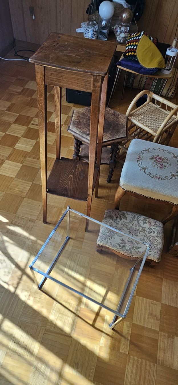 Set di tavolo e panche: Diverse Kleinmöbel Lot – Usato da Belp venduto da Ginus85 2