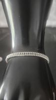 Bracciale in acciaio inossidabile maglia spessa nuovo