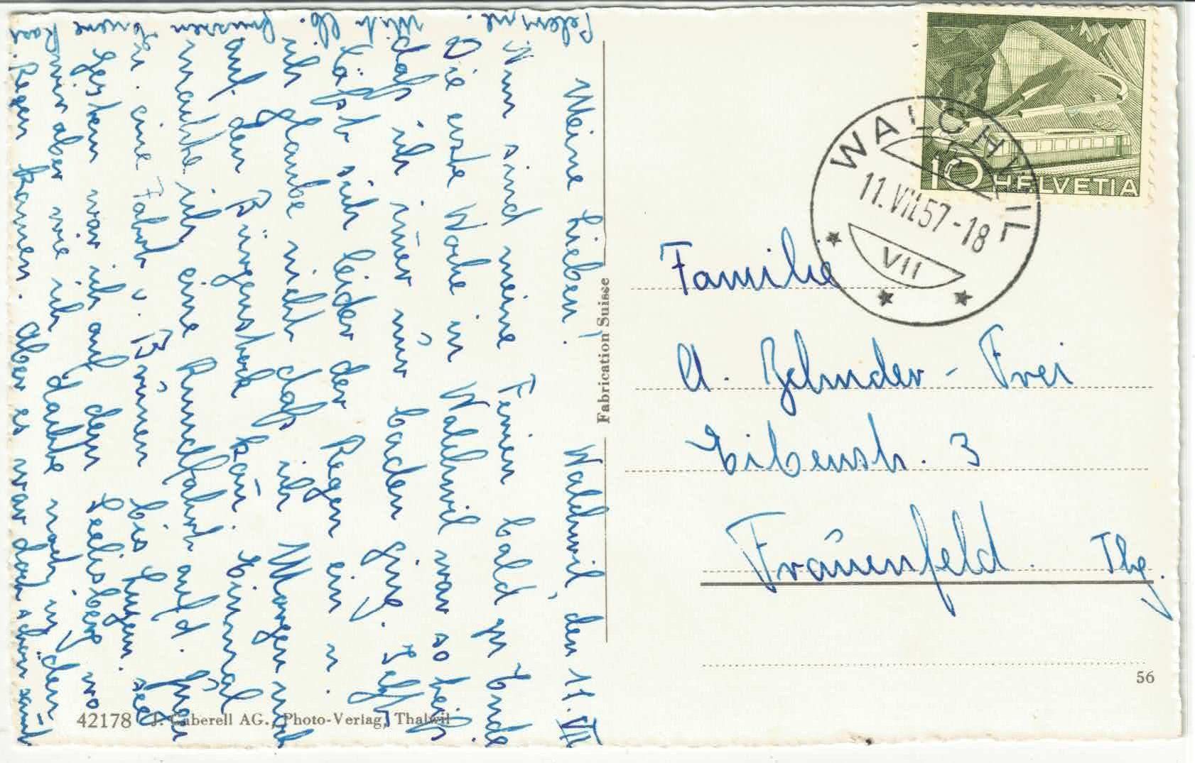 Cartoline postali: Arth am See mit Mythen – Usato da Ettingen venduto da Kartenplanet 1