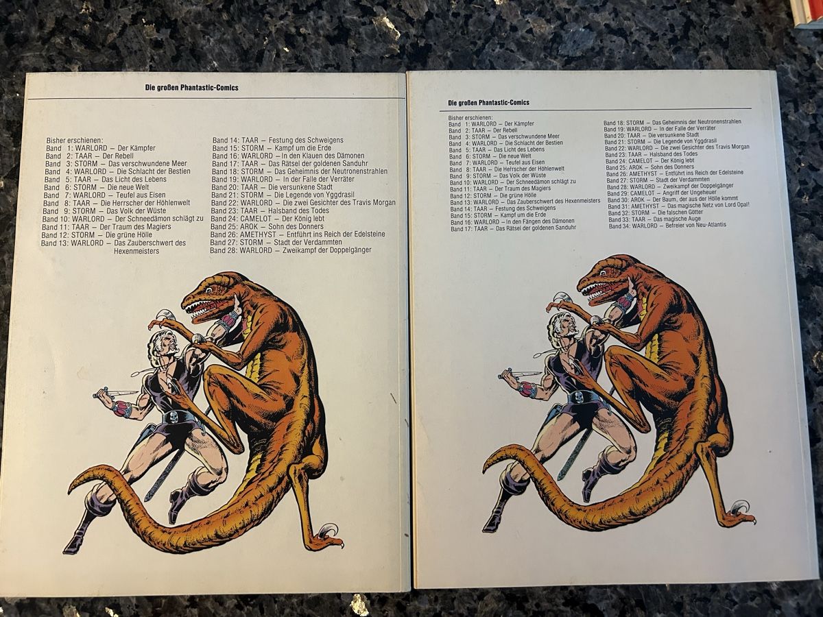 Comics: 2x WARLORD Comics (1984) – Gebraucht aus Winterthur von stella67 1
