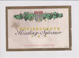 Etikette für Wein - Riesling-Sylvaner /bd