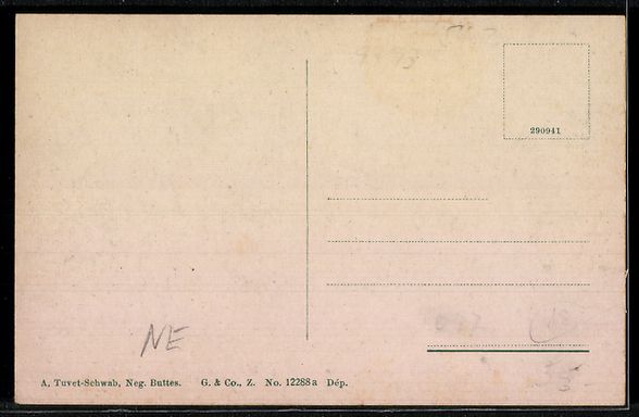 Cartoline postali: AK Buttes, Vue générale – Usato da Berlin venduto da bartko-reher 1