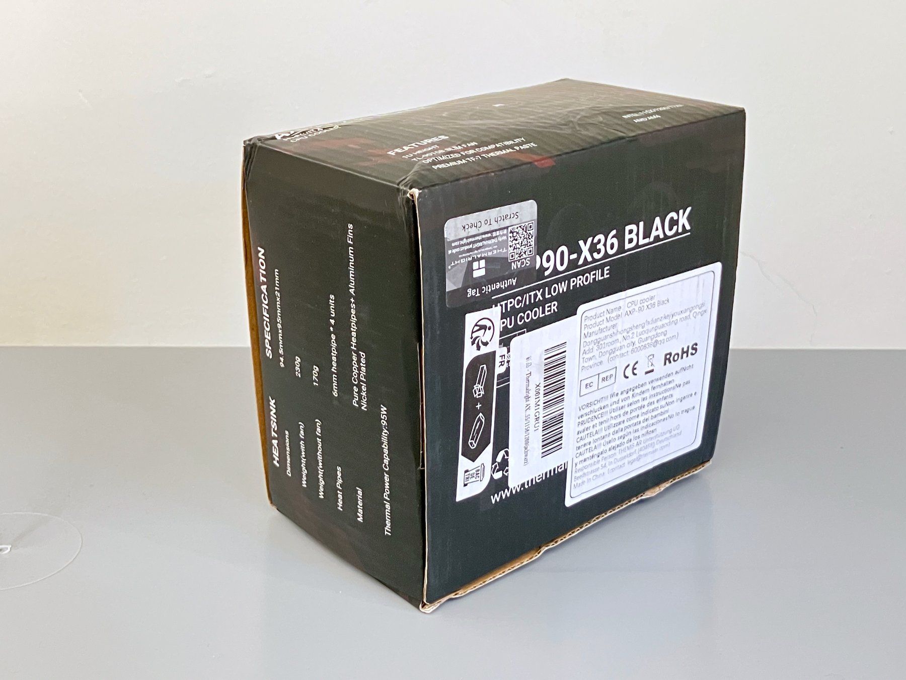 Composants électroniques: Thermalright AXP90-X36 Black,  Low Profile CPU-Kühler – D'occasion à Zürich par sekirkis 2