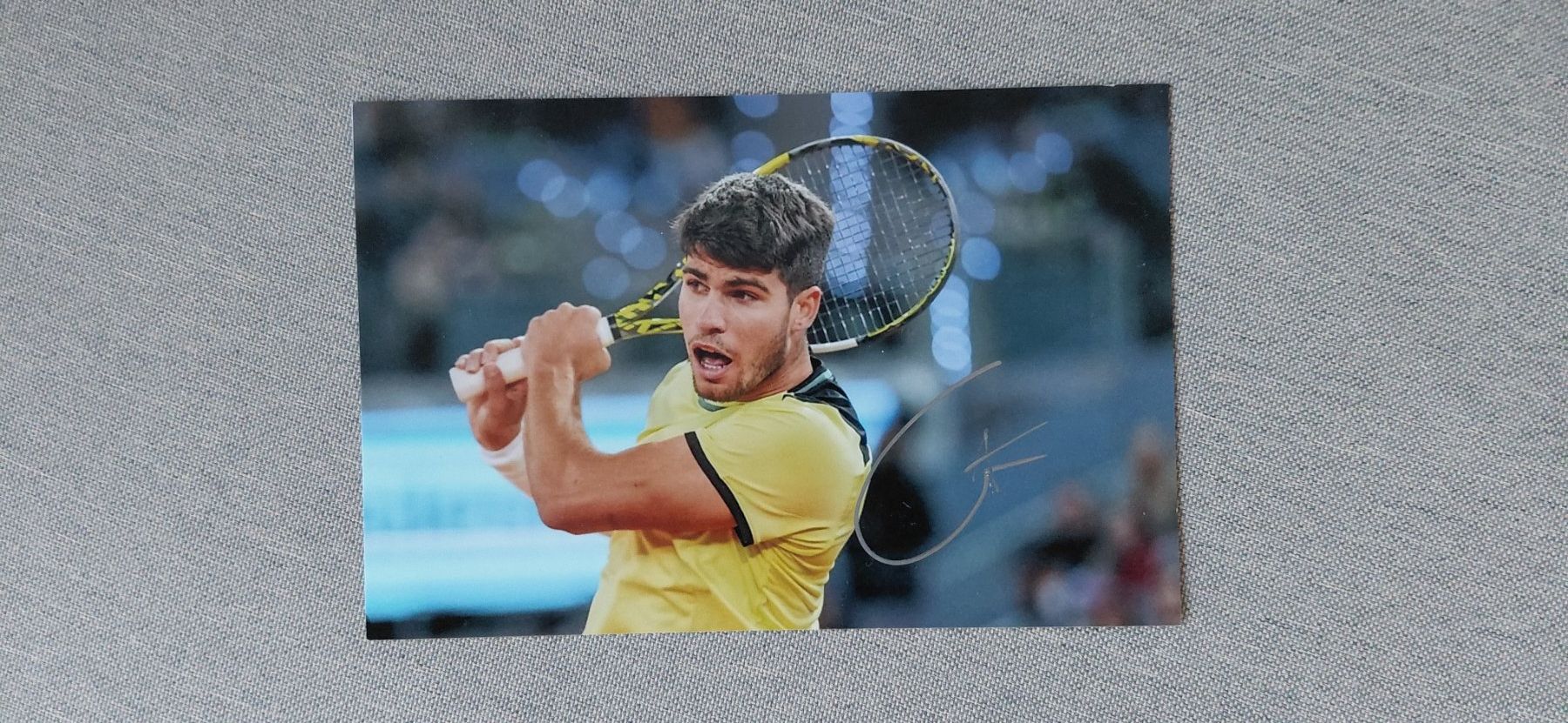 Autogramme: Autogramm  Carlos  Alcaraz – Gebraucht aus Schmerikon von Olympia04