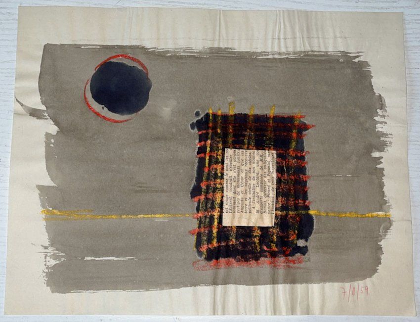Gouache, Collage, Nachlass Hans Peter, Basel (ID b4586) (Gebraucht) in ...
