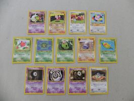 13 Pokémon Sammelkarte Jahr 1995-2001 Englischer Schrift HP