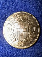 Gold Vreneli 20 CHF - 1947