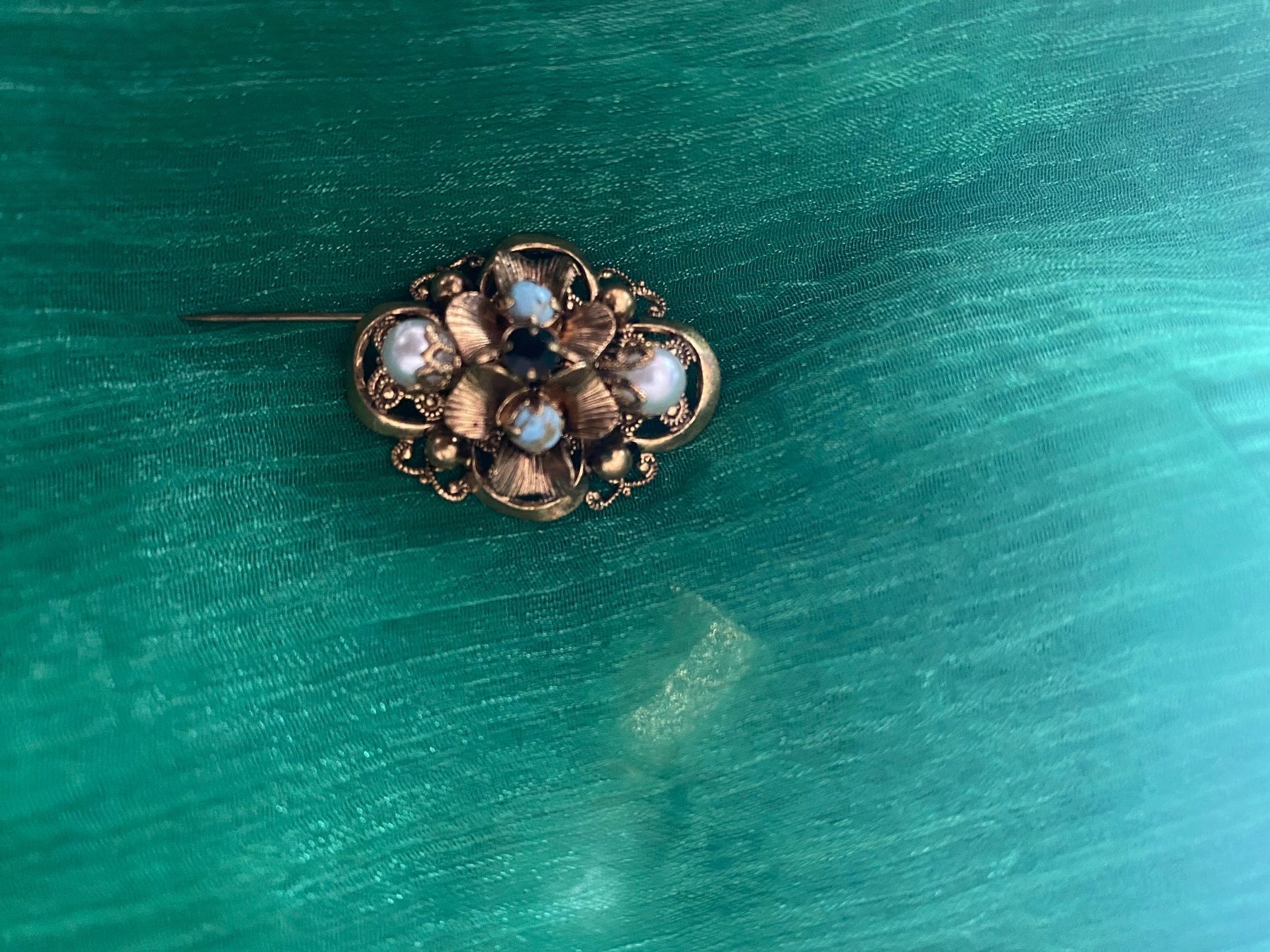 Broschen & Nadeln: RARITÄT - edle & antike Brosche Modeschmuck, 3x2cm – Gebraucht aus Winkel von ferrari2022 1