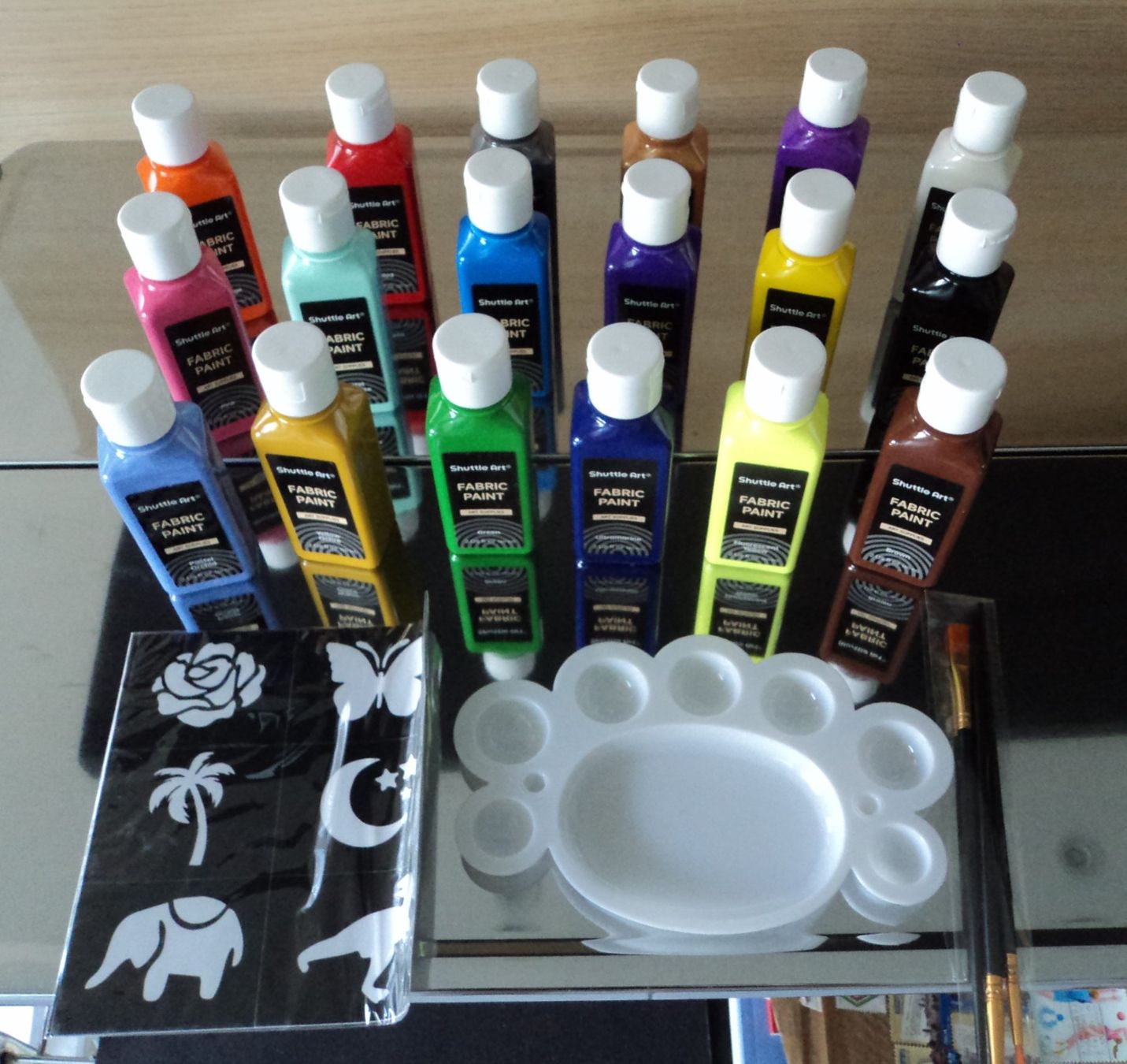 Farben: Shuttle Art Acrylfarben-Set mit 18 Flaschen – Neu und originalverpackt aus Basel von maripas17 2