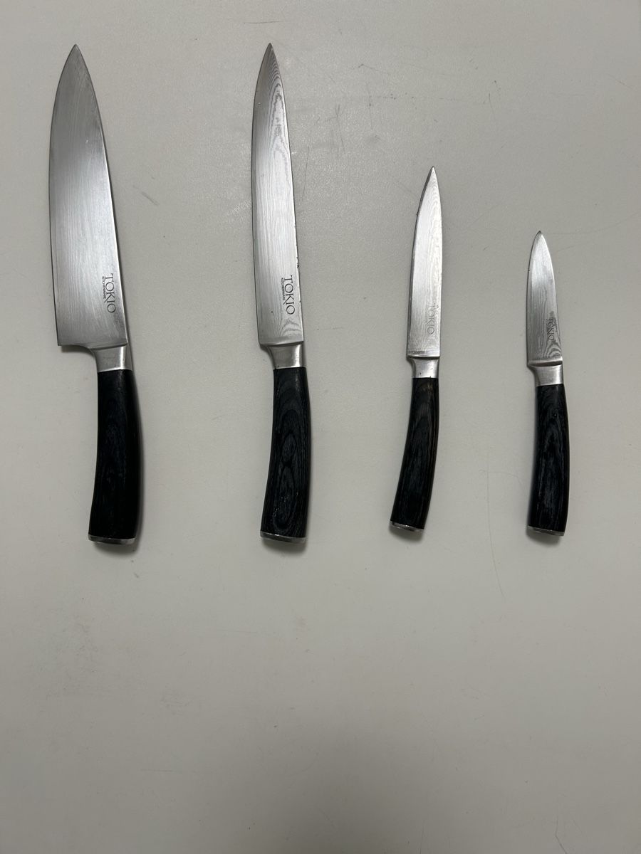 Coltelli: SCHARFES Messer Set Tokio mit 4 Messern und Messerblock – Usato da Zürich venduto da Boon99 4