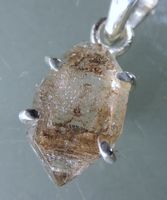 Herkimer Diamant Doppelender Silber 925 Anhänger