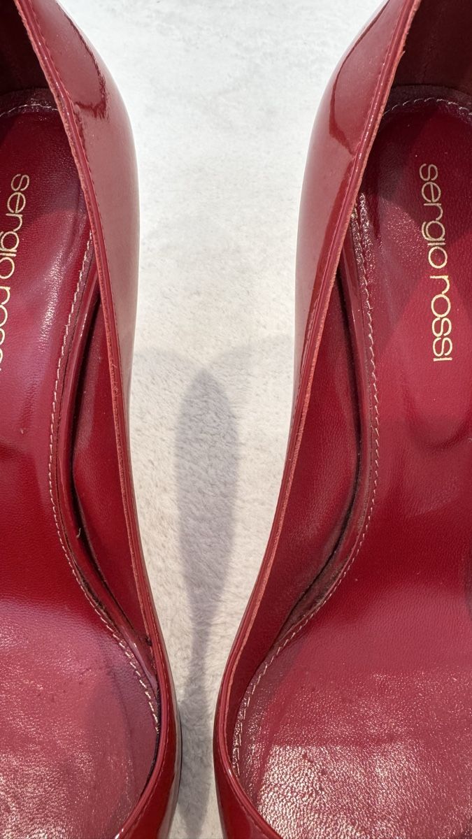 Sergio Rossi Scarpe da donna: Decolleté rosse Sergio Rossi, eleganti – Usato da Corseaux venduto da zetajones01 4