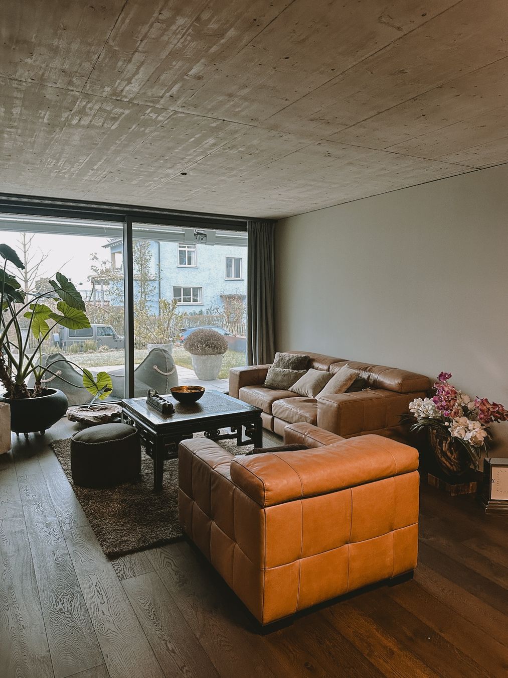 Divani: Natuzzi 2er Sofa plus Sessel - Rindsleder – Usato da Küsnacht ZH venduto da Icon21 6