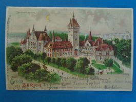 alte AK Landesmuseum Zürich - 1904 / Litho?