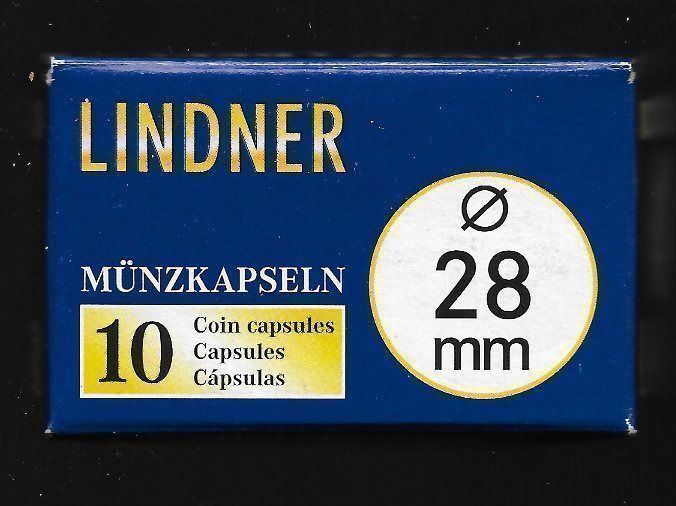 Lindner Accessori: Lindner 10er Pack Münzkapseln 28 mm – Usato da Lichtensteig venduto da Mac_creative