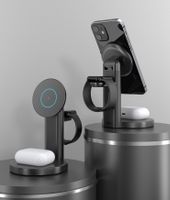 Station de Charge Magnétique Sans Fil 3-en-1 magsafe iPhone