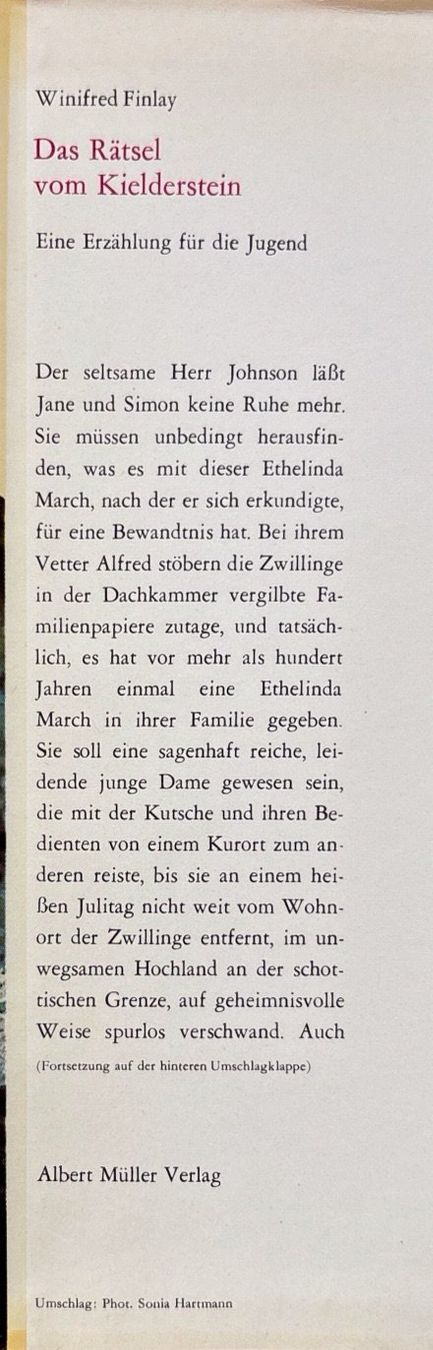 Libri: Das Rätsel vom Kielderstein – Usato da Sarnen venduto da Livres 1