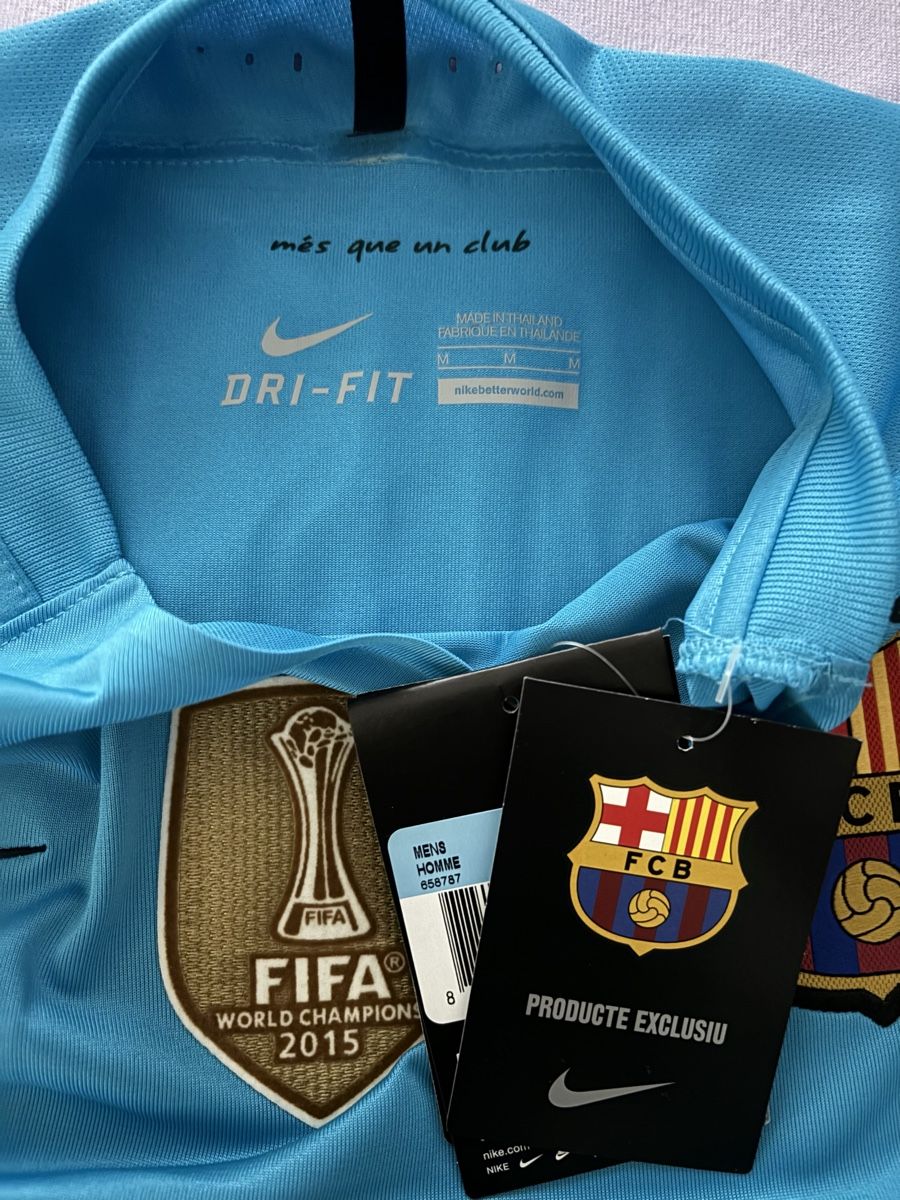 FC Barcelona Canottiere & Pantaloni: FC BARCELONA NIKE MESSI AUTHENTIC THIRD TRIKOT – Nuovo (secondo la descrizione) da Rain venduto da JerseyLegends 6