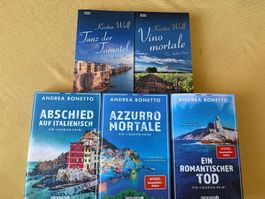 8 Krimis aus Italien zur Wahl aus 14 Titeln