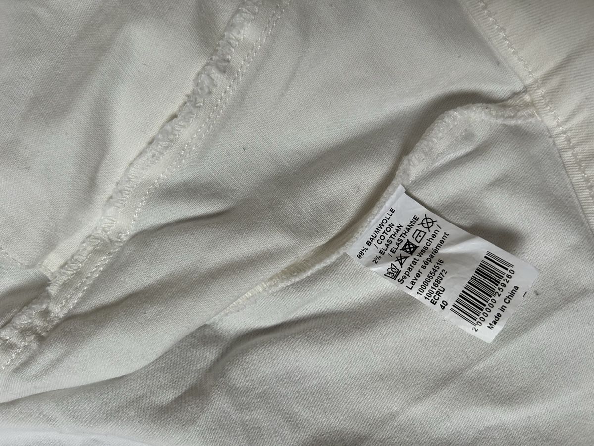 Avant Premiere Giacche: Veste en jean blanche – Usato da Genève venduto da and_k79x 4