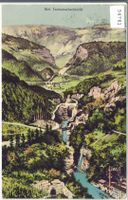 Biel - Taubenlochschlucht - Panorama - Litho