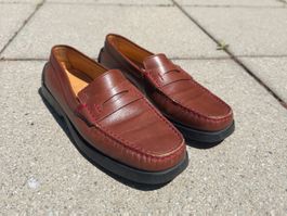 TOD'S Loafer/Mokassin, Leder Schuh, braun, 38
