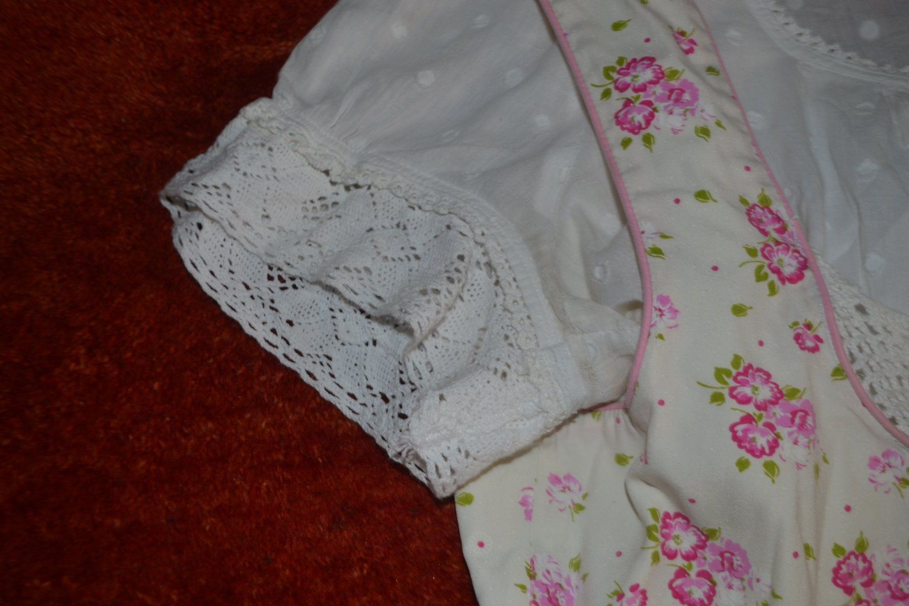 Vestiti: Dirndl Rosa, gr 40, Baumwolle mit Spitzeneinsatz – Usato da Laupen ZH venduto da chefdom 2