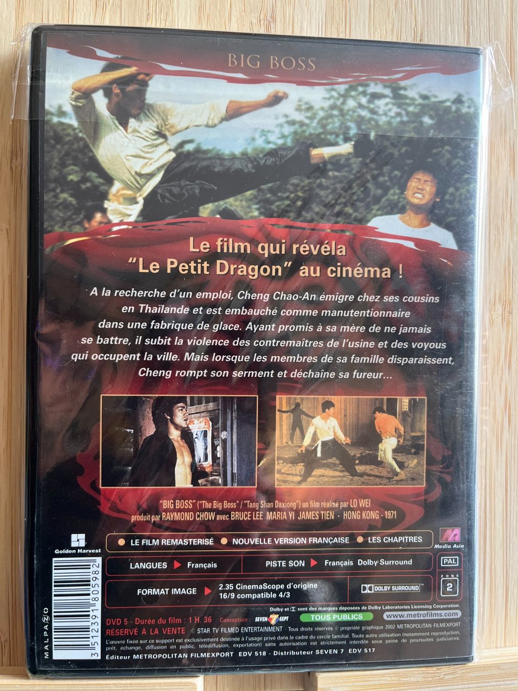 Tutti i DVDs: Big Boss (Version intégrale, Bruce Lee, 1978, DVD ) – Usato da Vevey venduto da zecollector 1