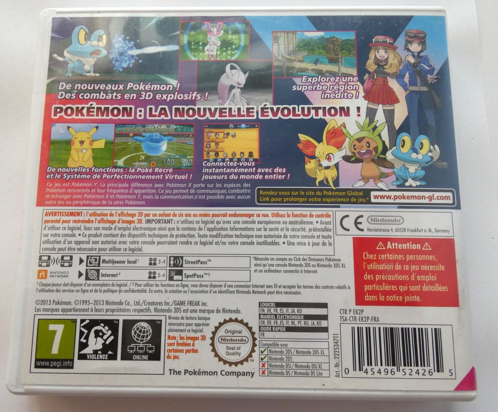 Pokémon Spiele: Nintendo 3DS - POKEMON Y – Gebraucht aus La Sarraz von classicworldcoins 1