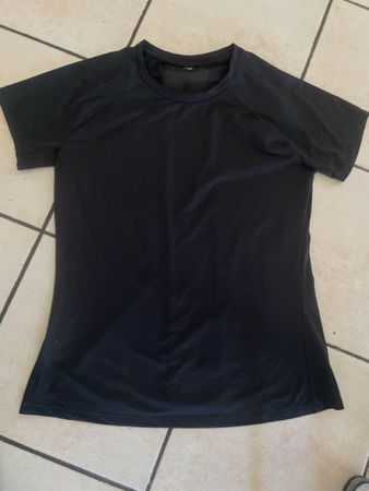 Schwarzes Adidas Sport-T-Shirt für Damen, Gr.L, leicht