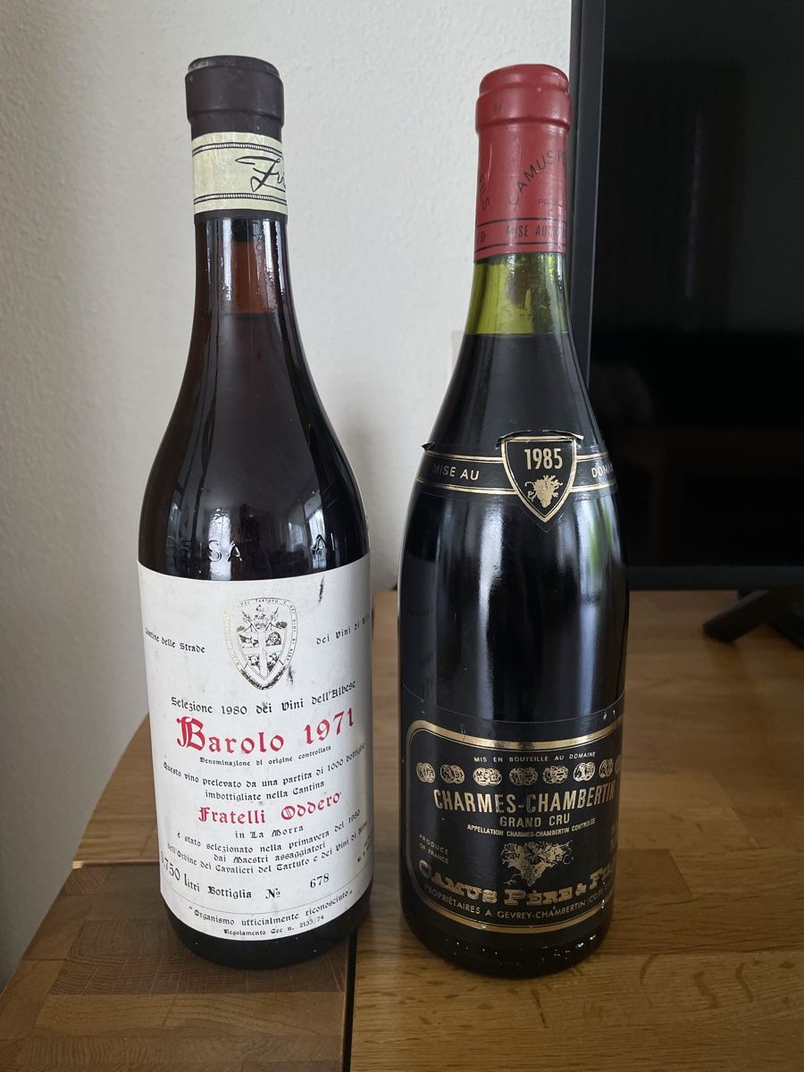 Vino: Zwei alte Wein Flaschen  – Nuovo (secondo la descrizione) da Emmenbrücke venduto da mal_fwt8 1