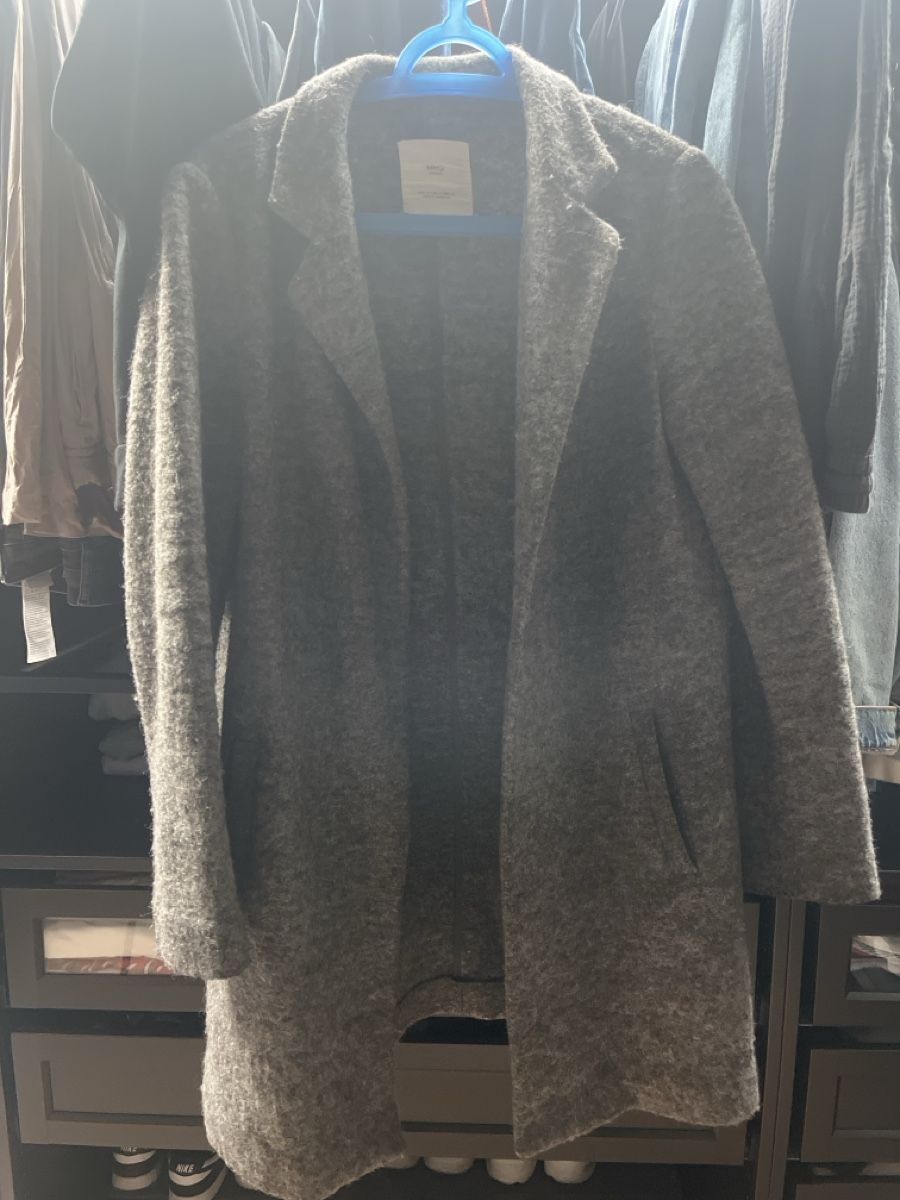 Mango Cappotti: Wollmantel von Mango, Grau, Grösse M – Usato da Regensdorf venduto da tan_2r7w