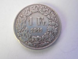 1 Fr. 1911 silber