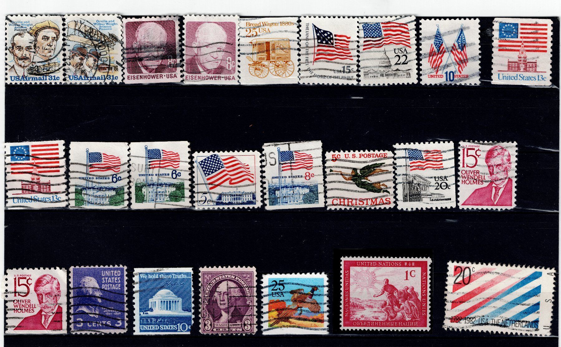 Tutti i francobolli: Briefmarken 137x USA – Usato da Tenniken venduto da mik_6mxg 8