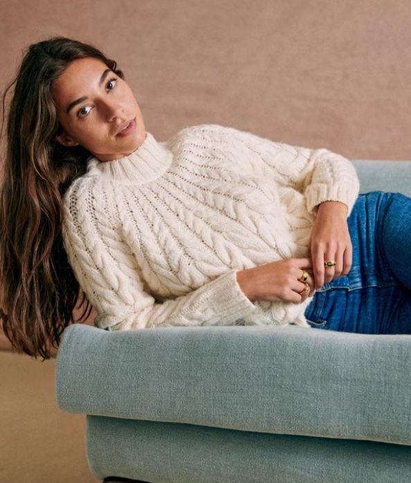 Maglioni & Felpe: Sézane - Pull Ecru - Taille XXS – Usato da Locarno venduto da tabe22979