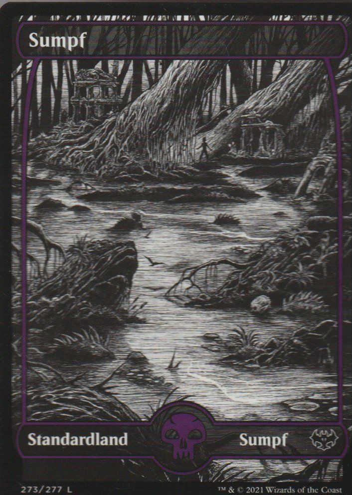 Magic The Gathering Sammelbilder & Trading cards: TCG Magic The Gathering MTG De VOW 273 BASIC LAND Sumpf – Neu (gemäss Beschreibung) aus Vezia von Aquarius_Age