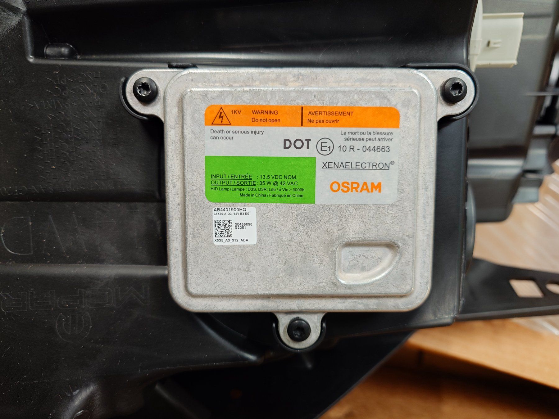 Osram Componenti elettronici: Xenon-Vorschaltgerät OSRAM – Nuovo e nell'imballaggio originale da Worben venduto da Hugo32 2